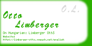 otto limberger business card